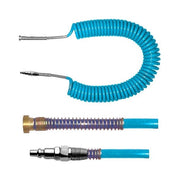 Spiralflex Tubo Spirale PU 8-12 con Attacco Baionetta e Rapido Lunghezza 12 Metri per Compressori Fai da Te Garden