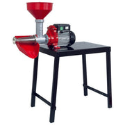 Reber 9011N Passapomodoro Elettrico a Banchetto Motore ad Induzione 400 W 0,53 HP con Accessorio N.5 Materiale Corpo in Alluminio e Filtro in Acciaio Inox 18-10 colore Plastica alimentare