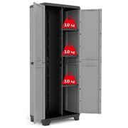 Keter Armadio Stilo Porta Scope con 3 Ripiani Regolabili 68x39x173 cm