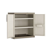 KETER Armadio da esterno in resina EXCELLENCE XL Basso con 2 ripiani regolabili 89x54x93h per un'organizzazione ottimale