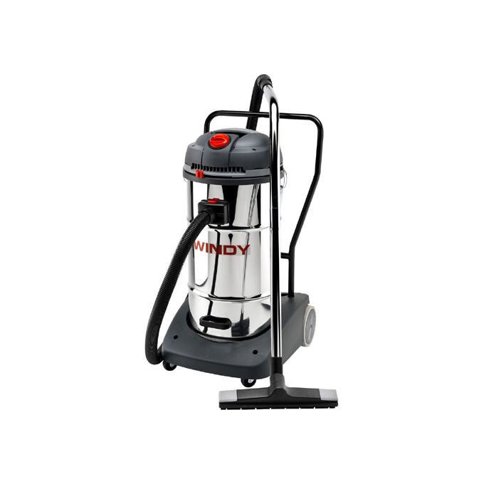 Lavor WINDY365IR Windy 365 IR Aspirapolvere Bidone Secco e Bagnato 65 L 3600 W Professionale Fusto Inox colore Nero Argento