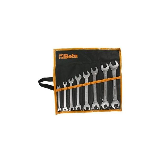 BETA Serie Chiavi Combinate a Forchetta Doppie Acciaio Cromato - Uni-ISO 10102 din 3110 - 55-b 8