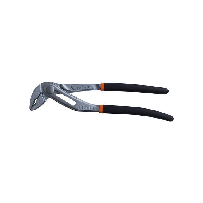 BETA 010440250 1044 Pinza Regolabile Cerniera Sovrapposta 250 mm 9 Posizioni di Bloccaggio Impugnatura Doppio Strato PVC Antiscivolo colore Nero