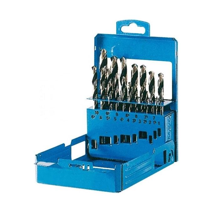Krino Punte Hss Box Metallo Pz.19 Mm 1-10