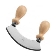 Calder Mezzaluna Inox Manici Legno