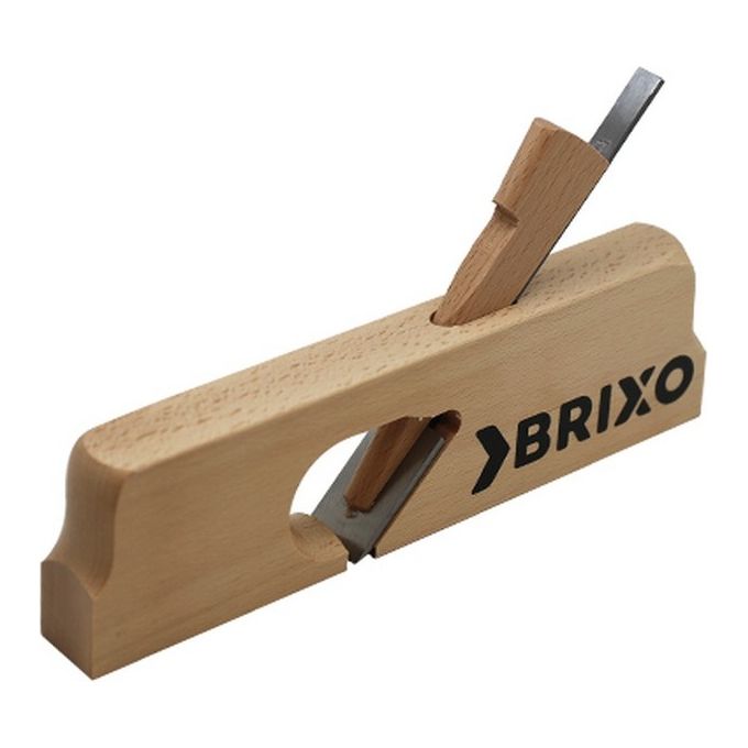 Brixo F024080 Sponderuola in Legno 25,5 cm Lama 24 mm per Scanalature e Rifiniture Precise colore Legno