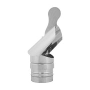 INOX FRA-079027 Fumaiolo Girevole in Acciaio Inox 304 AISI Diametro 13 cm Attacco Femmina con Cuscinetti a Bagno d'Olio colore Acciaio