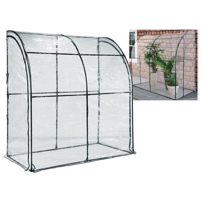 Brixo Serra da Parete Ground Farm 100x200x215 cm Telaio Acciaio Copertura PVC
