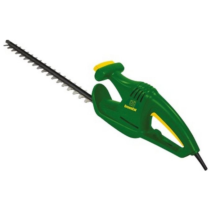 Green Cat FRASCHE-117122 Zigzag Tagliasiepi Elettrico 510W Lama 51cm Taglio 18mm Doppia Azione Arresto Immediato