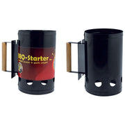 Fraschetti Starter Accendi Carbonella per Barbecue cesto in acciaio manico in legno 17x27 cm