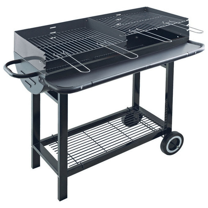 El Gaucho Barbecue Carbone Colorado con 2 griglie di cottura e piano inferiore dimensioni 96x41xH93 cm ideale per giardino