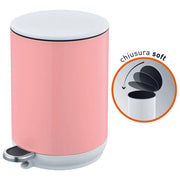 Brixo Pattumiera A Pedale Lady Bin 5 Lt Rosa