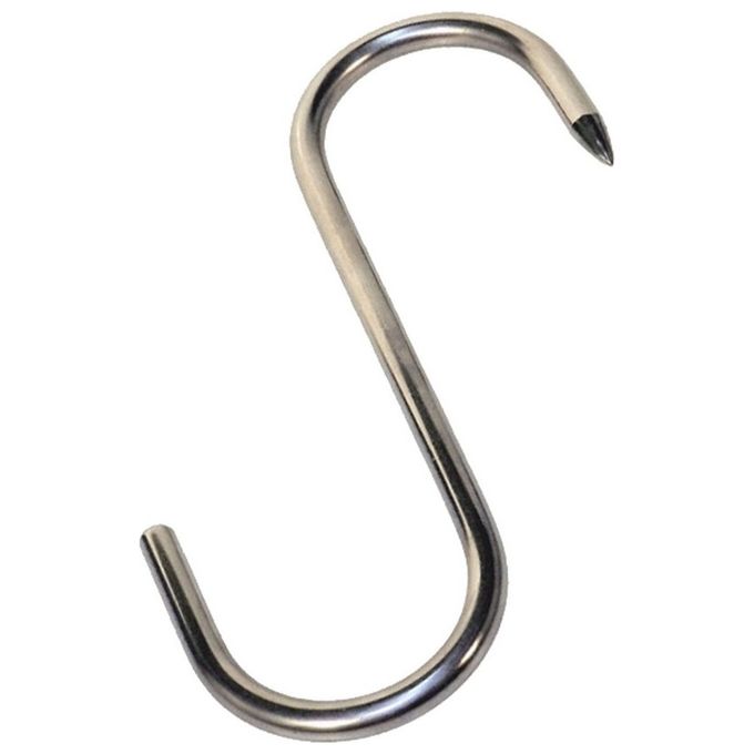 Domo Utiliry Ganci da Macelleria Acciaio Inox 18-c 1 Punta 60x3 mm Confezione 10 Pezzi