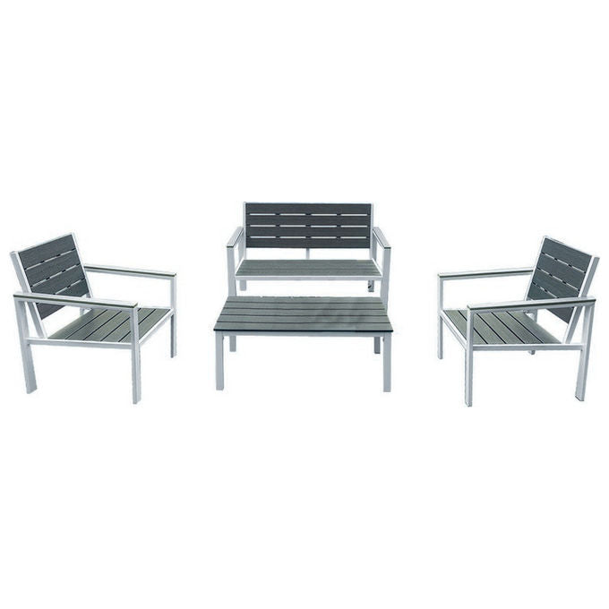 Set Esterno Metalwood Twilight (Div+Tav+2Pol)