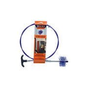 Brixo 214125 Kit Pulizia Stufa a Pellet Scovolo Nylon Ø 80 mm Asta Vetroresina Flessibile 2 m