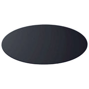 Mille FRASCHE-355110 Salvapavimenti Tonda per Stufe e Camini Ferro Verniciato a Polvere 2 mm diametro 89 cm colore Nero