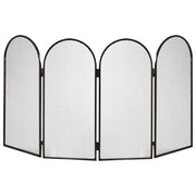Brixo 670-B Parascintille a Libro 4 Ante per Camino in Ferro Battuto 95x50 cm