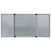 Lombardiangelo FRASCHE-417200 Zanzariera Estensibile in Alluminio 50x70 cm Telaio Gia' Assemblato Fibra di Vetro colore Grigio