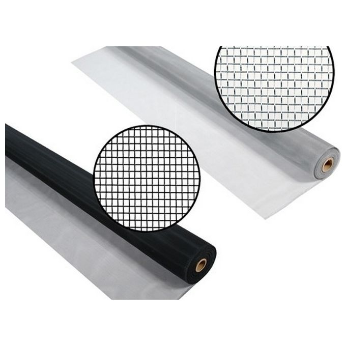PHIFER FRASCHE-417810 AluBrill Zanzariera in Alluminio con Maglia Tessuta 18x16 a Pollice Quadro e Filo da 0,25 mm colore Grigio