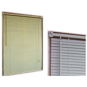 Brixo Ventana Tenda Veneziana in PVC premontata 100x250 cm ferramenta inclusa colore Crema