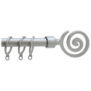 Brixo FRA-425506 Etnic Scorritenda regolabile da 210 a 380 cm colore Argento