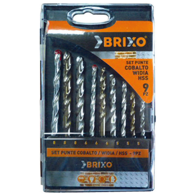 Set Punte Brixo Hss-Widia-Cobalto Pz.9
