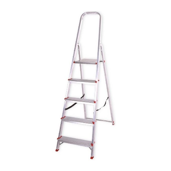 Step Up FRA-491073 Brixo Scala Domestica a Pioli Alluminio 4 Gradini 100 Kg 76 cm