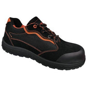 Brixo ROCK Scarpe Antinfortunistiche Basse S1P Puntale Fibra Lamina Kevlar Suola Antiscivolo PU Taglia 40