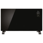 Niklas Termoconvettore Termovetro 2000W vetro temperato display LED timer 24h telecomando termostato IP24