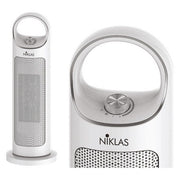 Niklas CLUB Termoventilatore Ceramico PTC 2000 W con Termostato Ambiente Oscillante Protezione Surriscaldamento e Anti-Ribaltamento colore Bianco