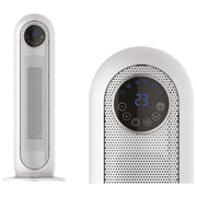 Niklas DIGITAL SKY Termoventilatore PTC 2000 W con Timer Termostato e Oscillazione (23x23x61 cm) colore Bianco