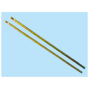 CISA 06451.00 Kit Aste Interne Zancate per Serrature Triplici Acciaio Zincato Diametro 8 mm Lunghezza 120 cm colore Acciaio