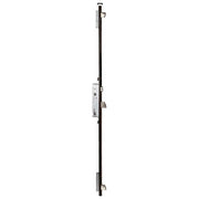 Cisa 146425300 Serratura Multipunto Meccanica da Infilare Entrata 30 mm 3 Catenacci Frontale a U 24x7 mm Ambidestra colore Nero