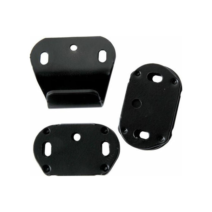 Cisa 1.07072.21.0 Bocchetta Angolare Laterale e Superiore per Maniglioni Antipanico Acciaio 44x50 mm colore Nero
