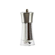 Bisetti BT-8310 Dual Big Macina Sale e Pepe 2 in 1 Acrilico Acciaio Inox 19 cm colore Trasparente