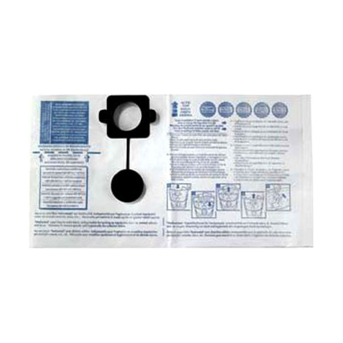 Gisowatt 83108B0I Filtro Carta Verticale Grande per Aspiratori 50-80 Litri Confezione da 5 Pezzi colore Nero