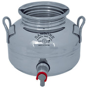 Sansone Bidone Inox Per Olio Lt. 2
