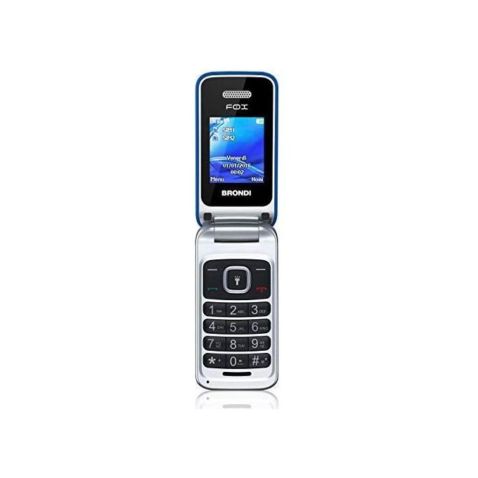 Brondi Cellulare Fox Azzurro Dual Sim