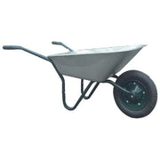 Carriola in acciaio con vasca zincata e ruota pneumatica Lt.70 Hobby giardinaggio