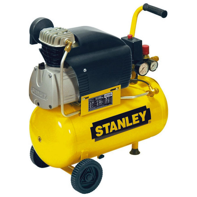 Stanley Compressore D211-8 da 24 Litri per Lavori di Fai da Te e Giardinaggio