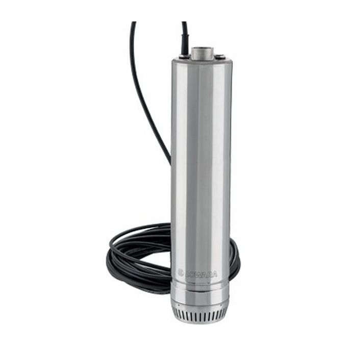Lowara 5SC6 Scuba Pompa Sommersa Monofase 1,5 Hp 1,1 kW Portata 120 l-min Prevalenza 69 m Acciaio Inox