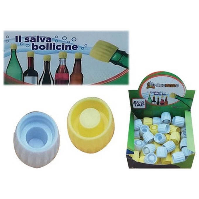 Brixo FRASCHE-013035 Tappi per Spumante Salva Freschezza in PELD Confezione 70 Pezzi compatibili con bottiglie da 1-2 litri colore Nero