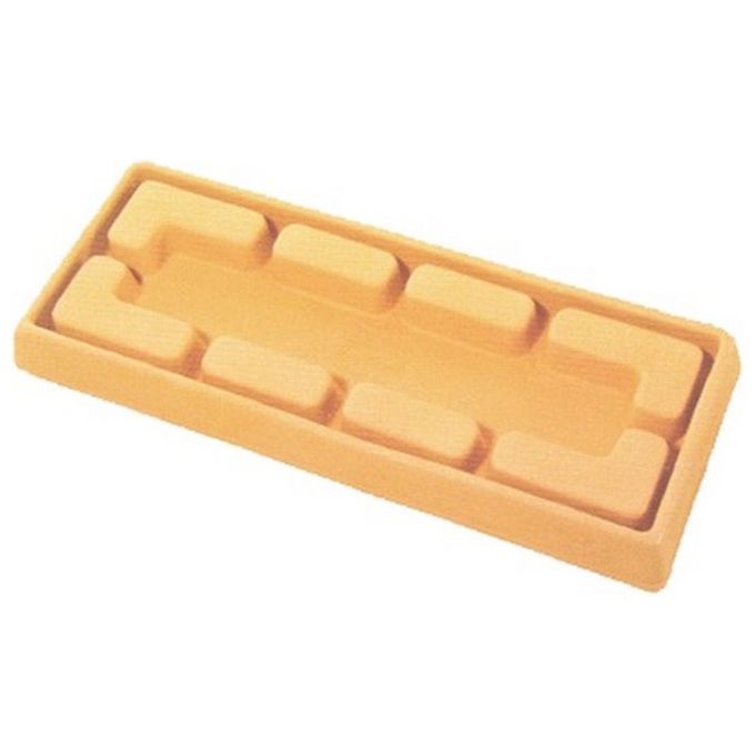Telcom FRASCHE-522456 Spazio Verde Sottocassetta Millerighe in Resina Rotazionale Finitura Impruneta per Vaso 93x42x37 cm colore Impruneta