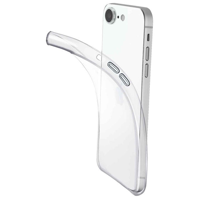 Cellularline FINECIPHSE4T Fine Cover iPhone 16e 17e TPU Ultra Sottile Micro-Dots colore Trasparente