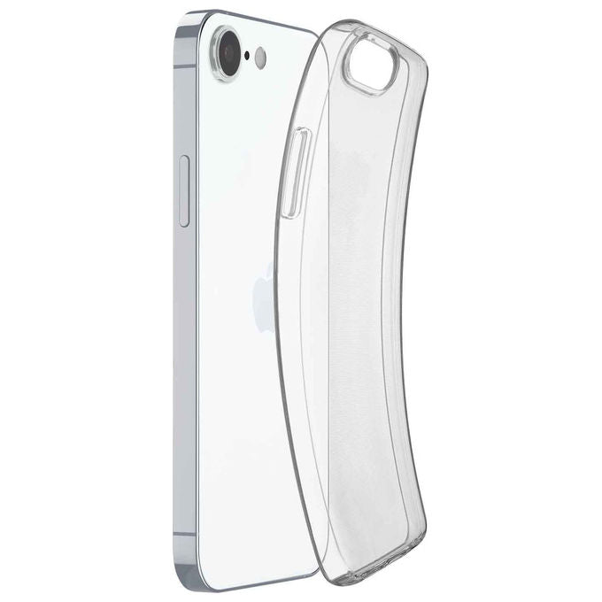 Cellularline FINECIPHSE4T Fine Cover iPhone 16e 17e TPU Ultra Sottile Micro-Dots colore Trasparente