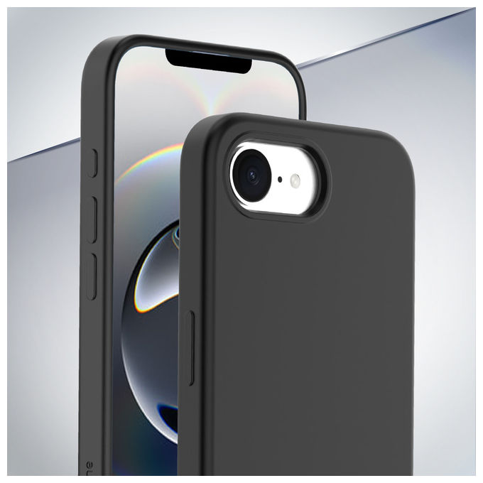 Cellularline Sensation Cover Soft Touch Nera per iPhone 16e