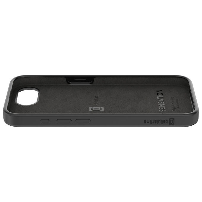 Cellularline Sensation Cover Soft Touch Nera per iPhone 16e