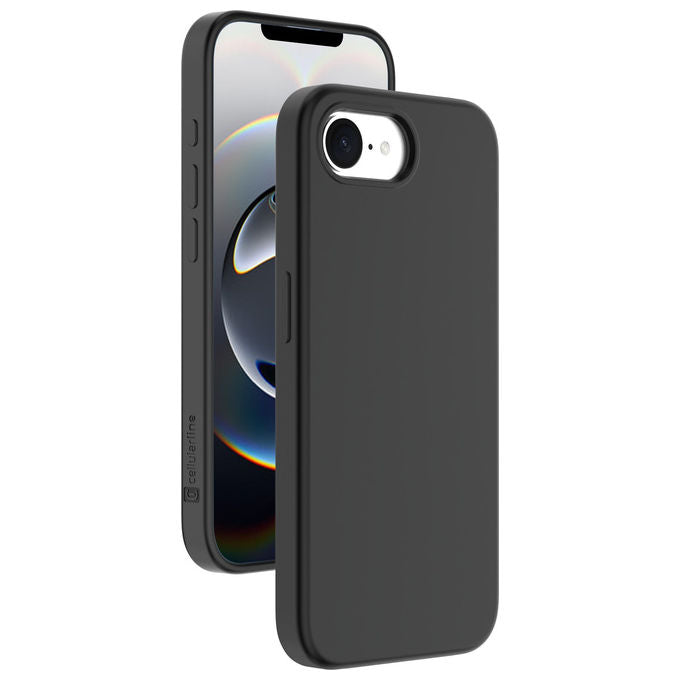 Cellularline Sensation Cover Soft Touch Nera per iPhone 16e