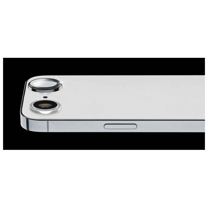 Cellularline Ring Fotocamera Vetro Temperato Trasparente per iPhone 16e