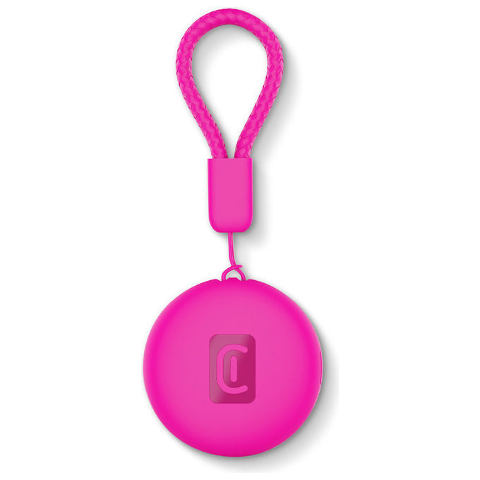 Cellularline Tracy Tag, Localizzatore Bluetooth per Android, Rosa